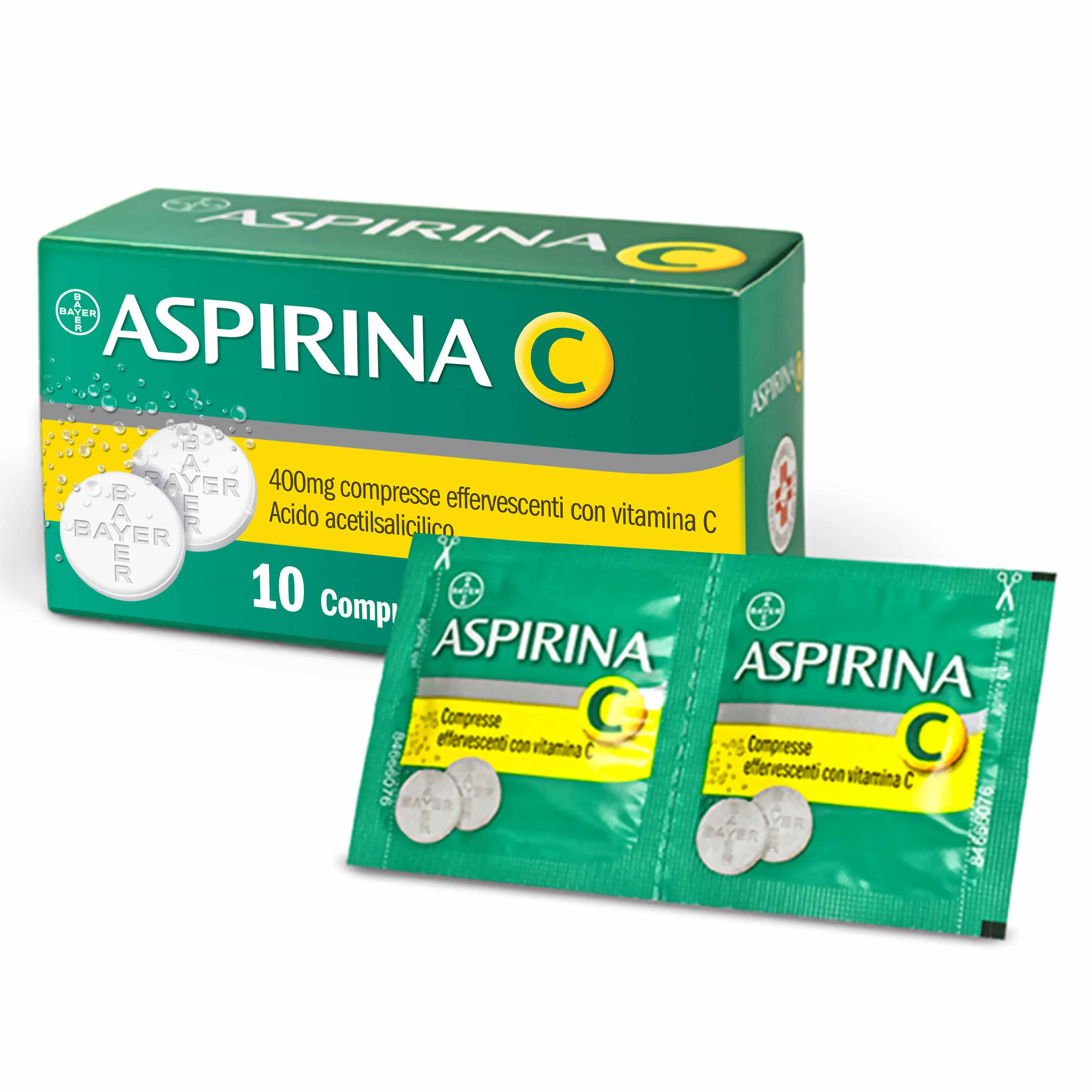 ASPIRINA C*10CPR EFF 400+240MG - Farmacia Dott. Pasquale Russo