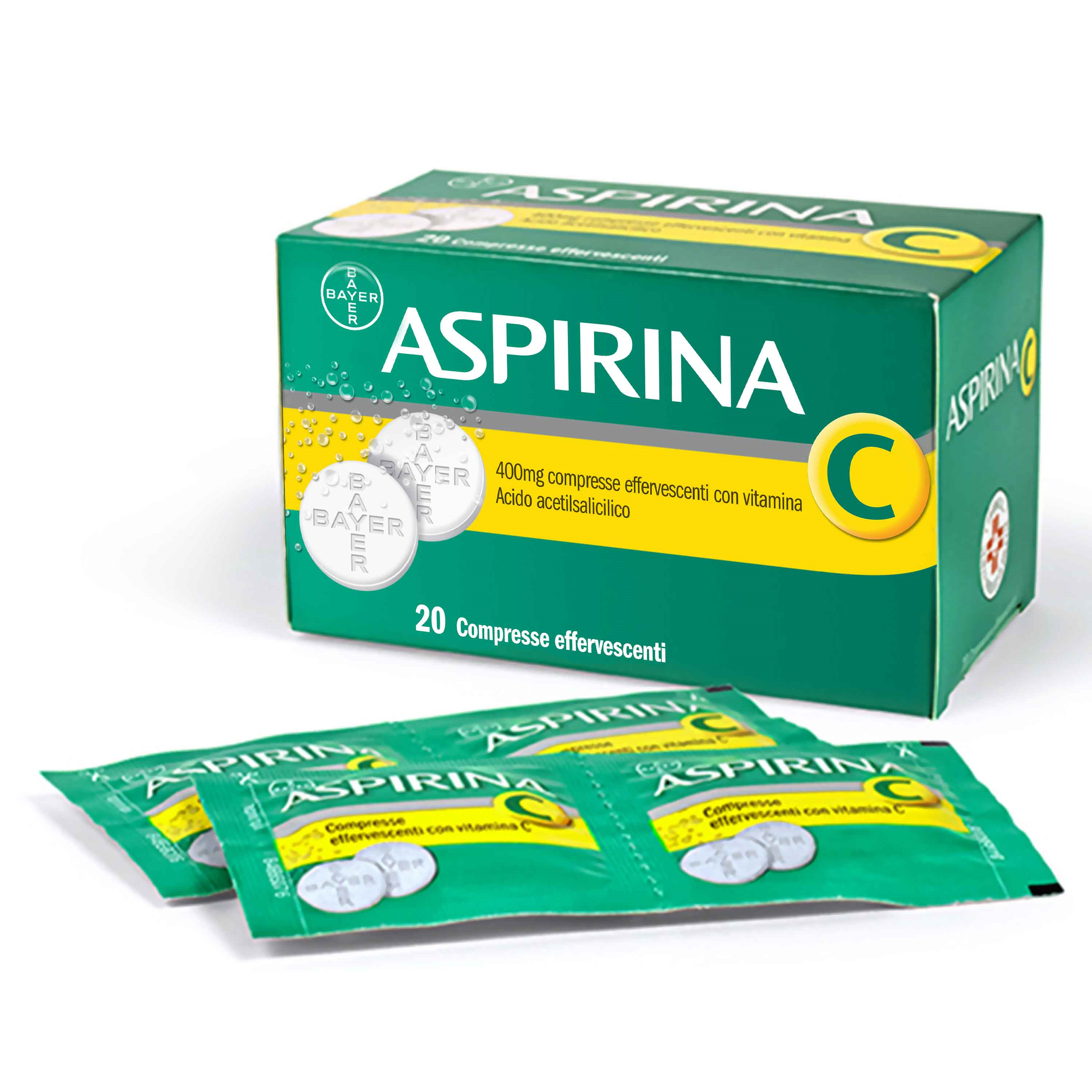 ASPIRINA C*20CPR EFF 400+240MG - Farmacia Dott. Pasquale Russo