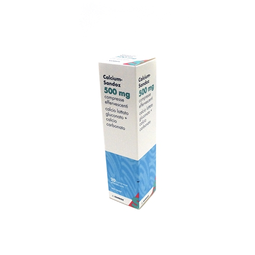 CALCIUM SANDOZ*20CPR EFF 500MG - Farmacia Dott. Pasquale Russo
