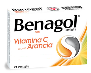 BENAGOL VIT C*24PAST ARANCIA - Farmacia Dott. Pasquale Russo