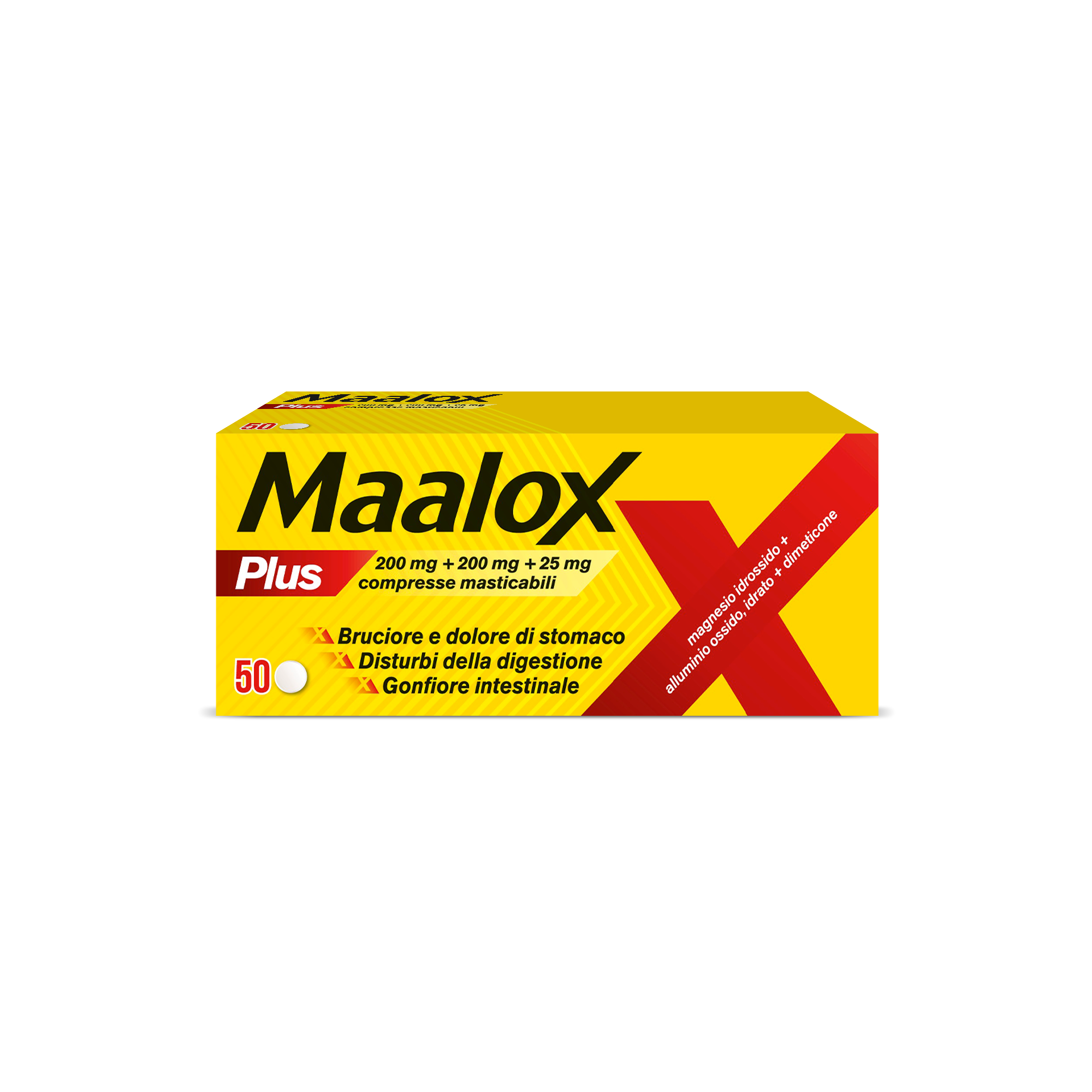 MAALOX PLUS*50CPR MAST - Farmacia Dott. Pasquale Russo