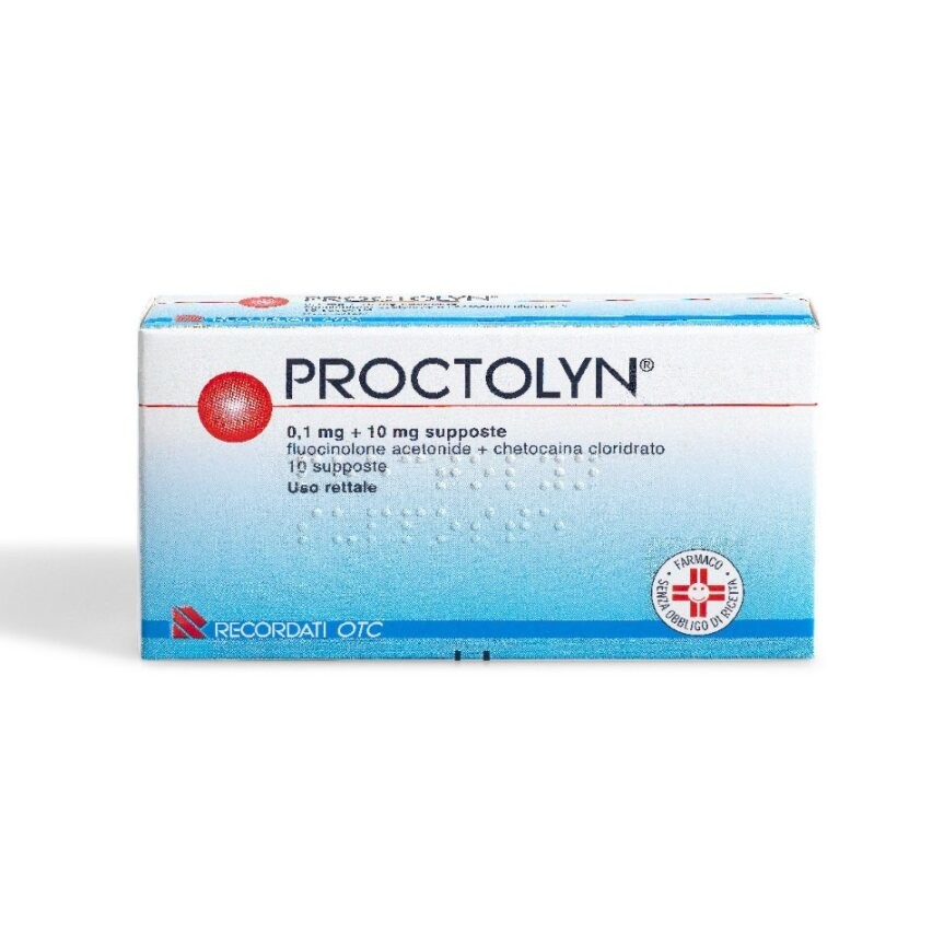 PROCTOLYN*10SUPP 0,1MG+10MG - Farmacia Dott. Pasquale Russo