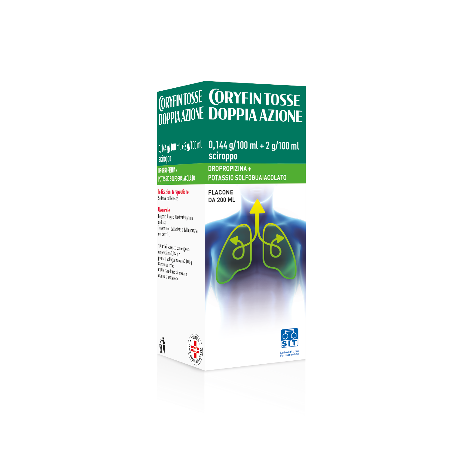 CORYFIN TOSSE DOPPIA AZ*200ML - Farmacia Dott. Pasquale Russo