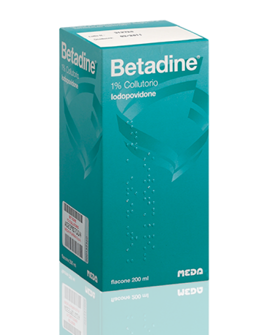 BETADINE*COLLUT FL 200ML 1% - Farmacia Dott. Pasquale Russo