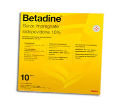 BETADINE*10GARZE IMPREGN 10x10 - Farmacia Dott. Pasquale Russo