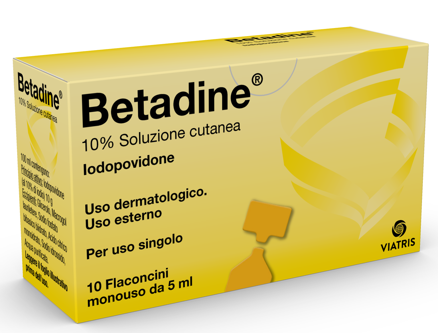 BETADINE*SOL CUT 10FL 5ML 10% - Farmacia Dott. Pasquale Russo