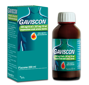 GAVISCON*OS 500+267MG/10ML MEN - Farmacia Dott. Pasquale Russo