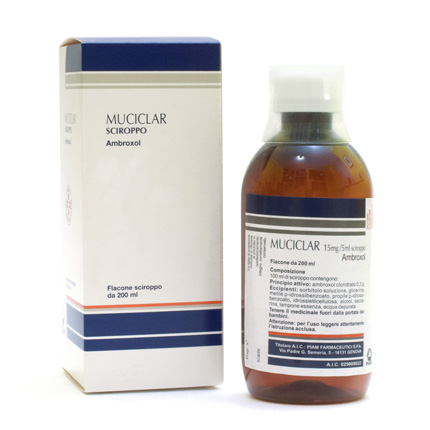 MUCICLAR*SCIR 200ML 15MG/5ML - Farmacia Dott. Pasquale Russo