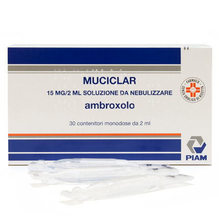 MUCICLAR*NEBUL 30FL 15MG 2ML - Farmacia Dott. Pasquale Russo