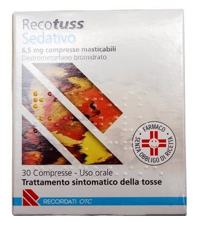 RECOTUSS SEDAT*30CPR MAST6,5MG - Farmacia Dott. Pasquale Russo