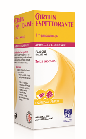 CORYFIN TOSSE ESPETT*SCIR200ML - Farmacia Dott. Pasquale Russo