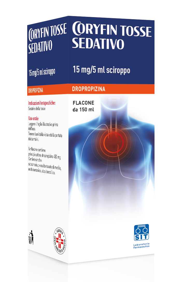 CORYFIN TOSSE SE*150ML15MG/5ML - Farmacia Dott. Pasquale Russo
