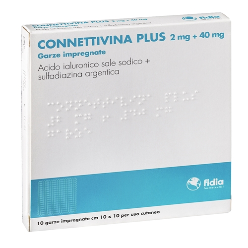 CONNETTIVINA PLUS*10GARZE10x10 - Farmacia Dott. Pasquale Russo
