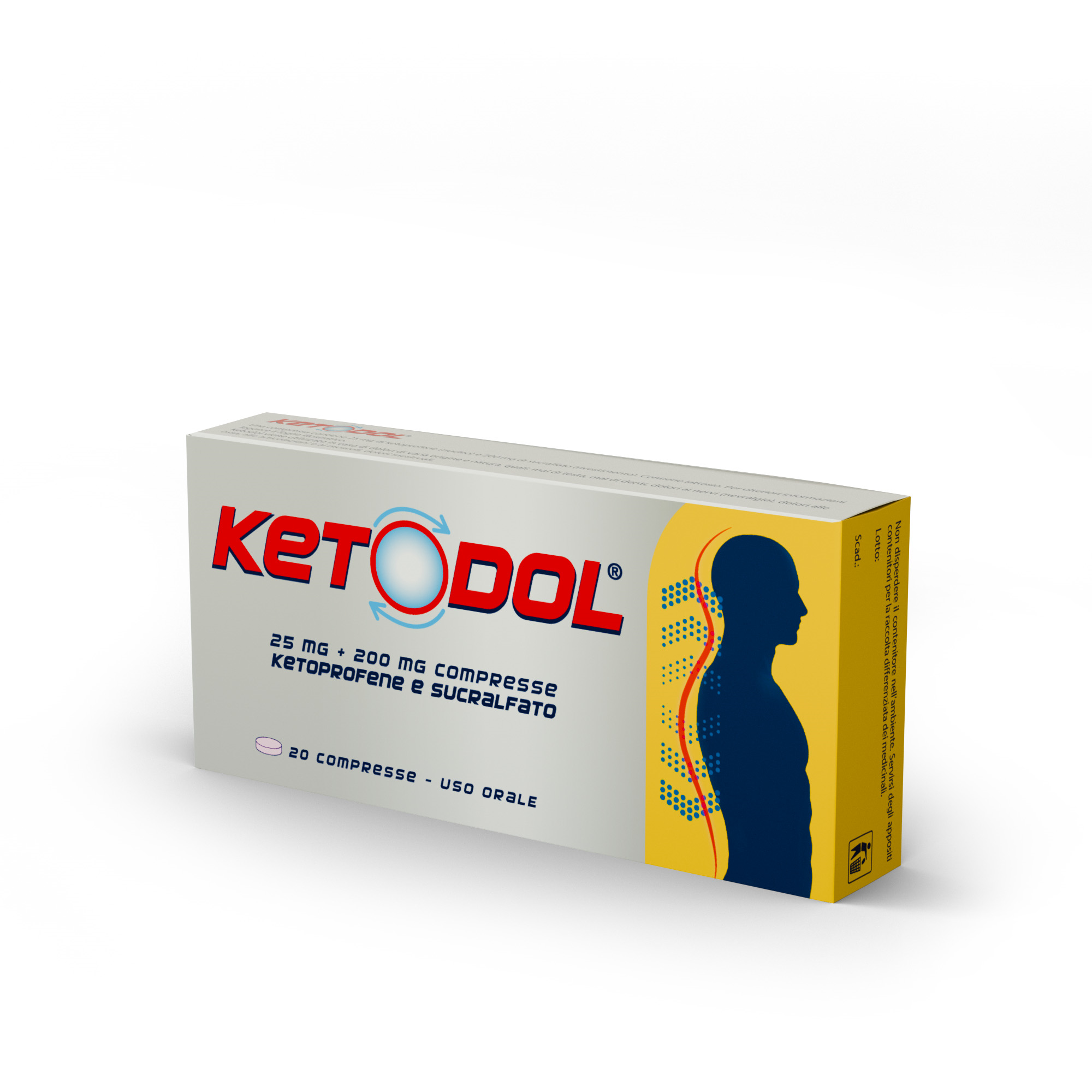 KETODOL*20CPR 25MG+200MG - Farmacia Dott. Pasquale Russo