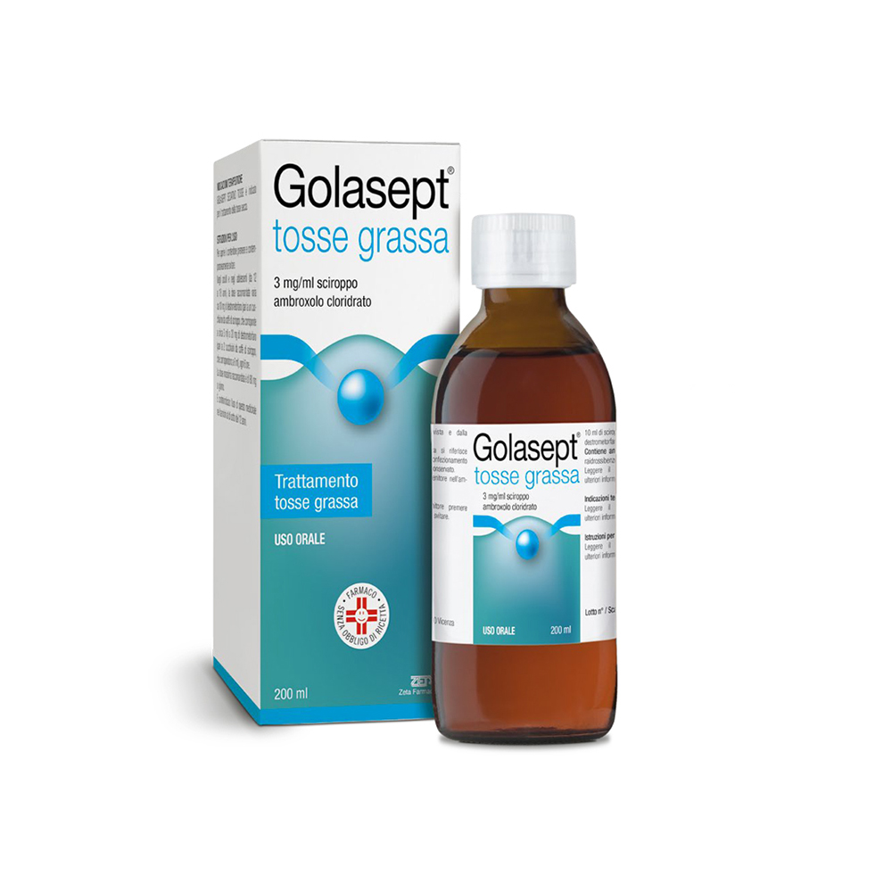 GOLASEPT TOSSE GRASSA*SCIR 200 - Farmacia Dott. Pasquale Russo