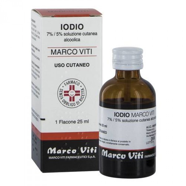 IODIO SOL ALCO I MV*25ML - Farmacia Dott. Pasquale Russo