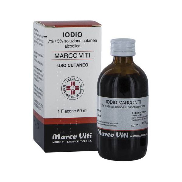IODIO SOL ALCO I MV*50ML - Farmacia Dott. Pasquale Russo