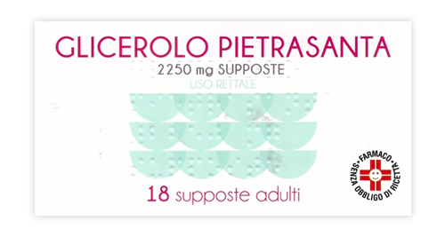 GLICEROLO*AD 18SUPP 2250MG - Farmacia Dott. Pasquale Russo