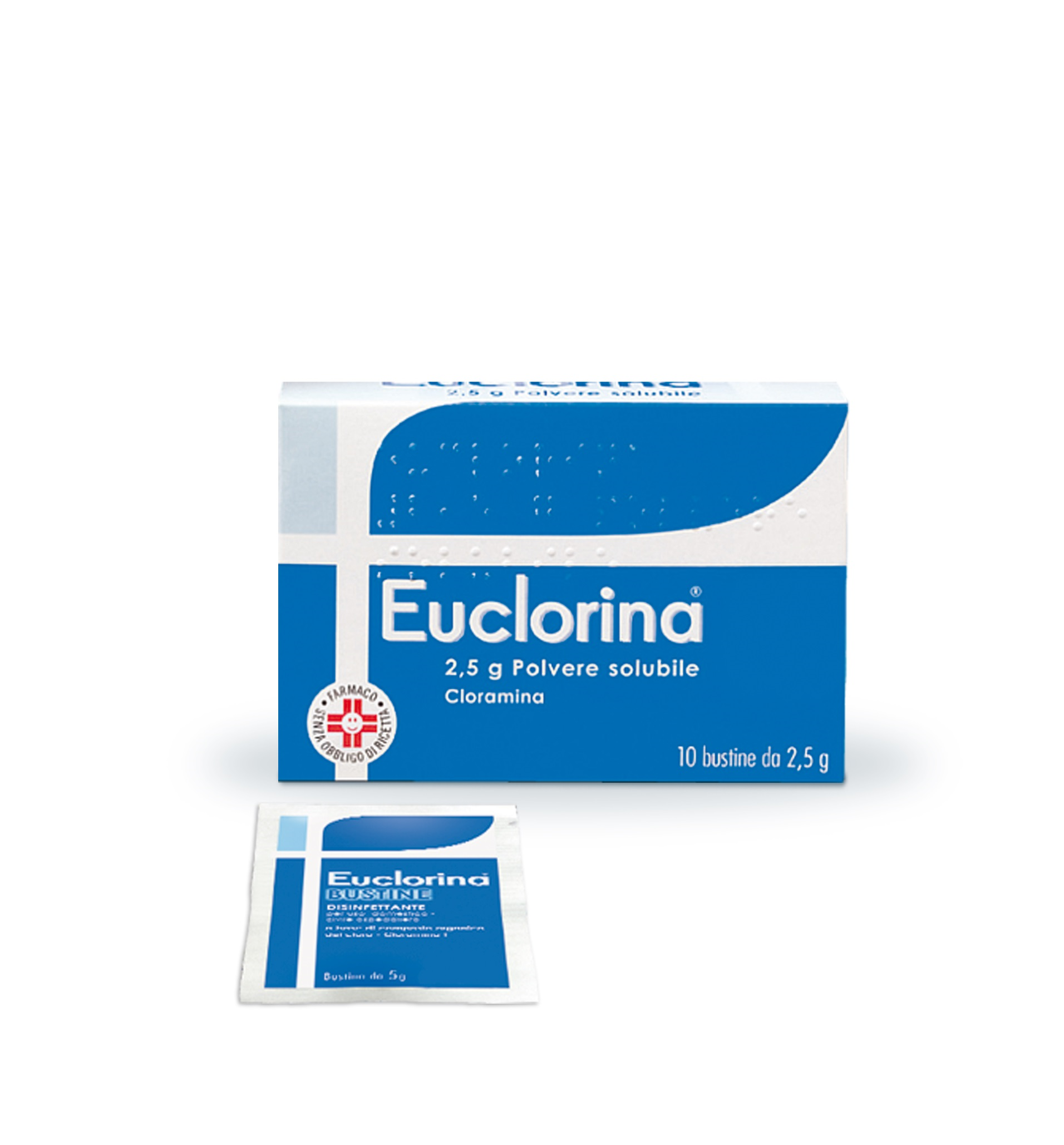 EUCLORINA*POLV SOL 10BUST 2,5G - Farmacia Dott. Pasquale Russo