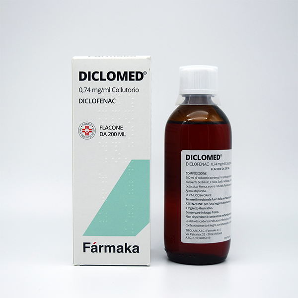 DICLOMED*COLLUT 1FL 200ML - Farmacia Dott. Pasquale Russo