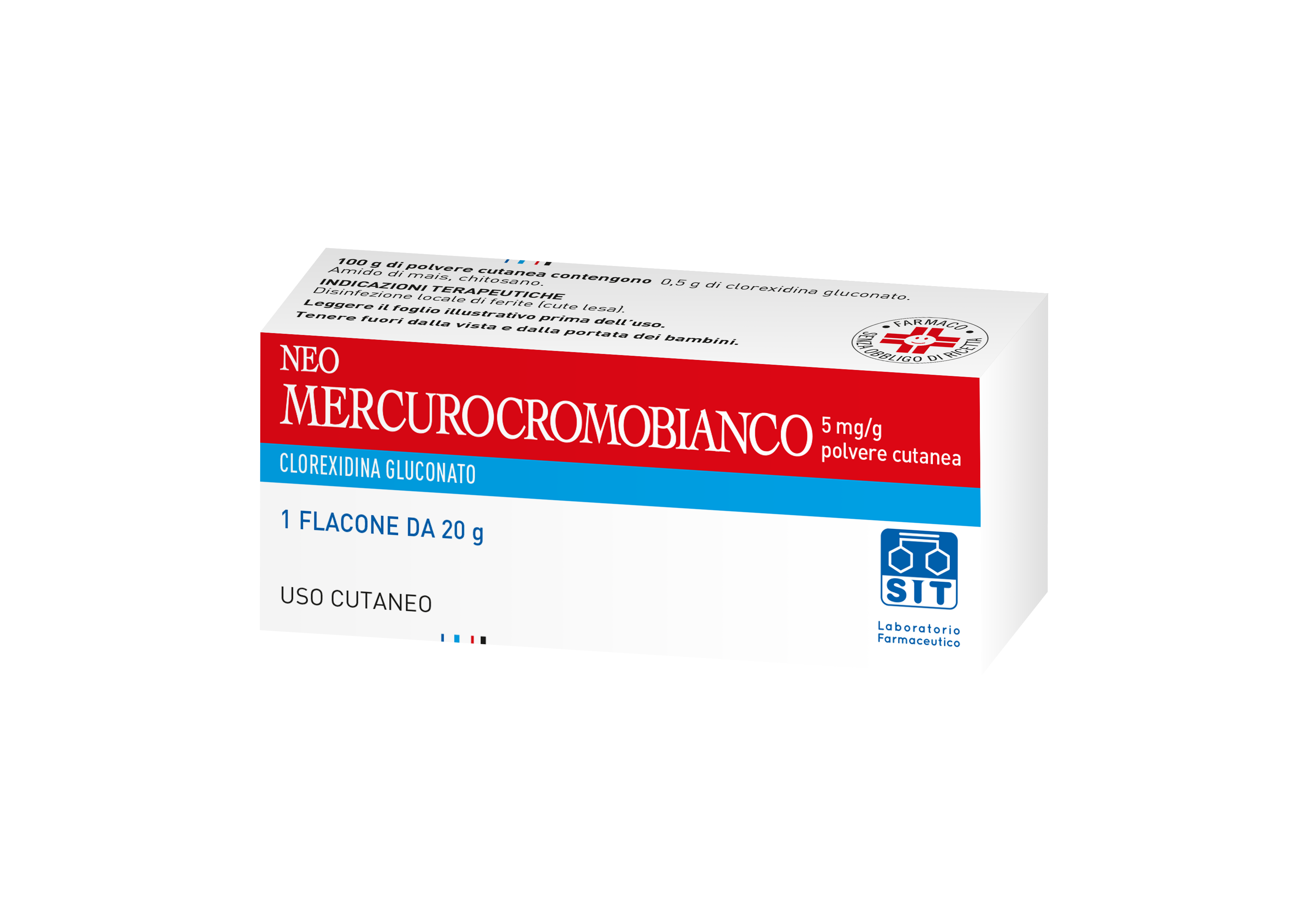 NEOMERCUROCROMO BIANCO*POLV20G - Farmacia Dott. Pasquale Russo