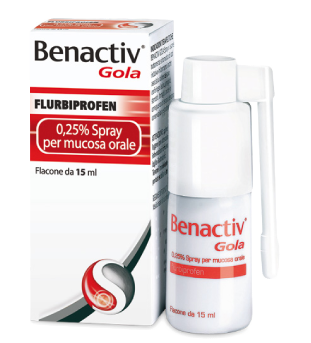 BENACTIV GOLA*SPRAY 15ML 0,25% - Farmacia Dott. Pasquale Russo
