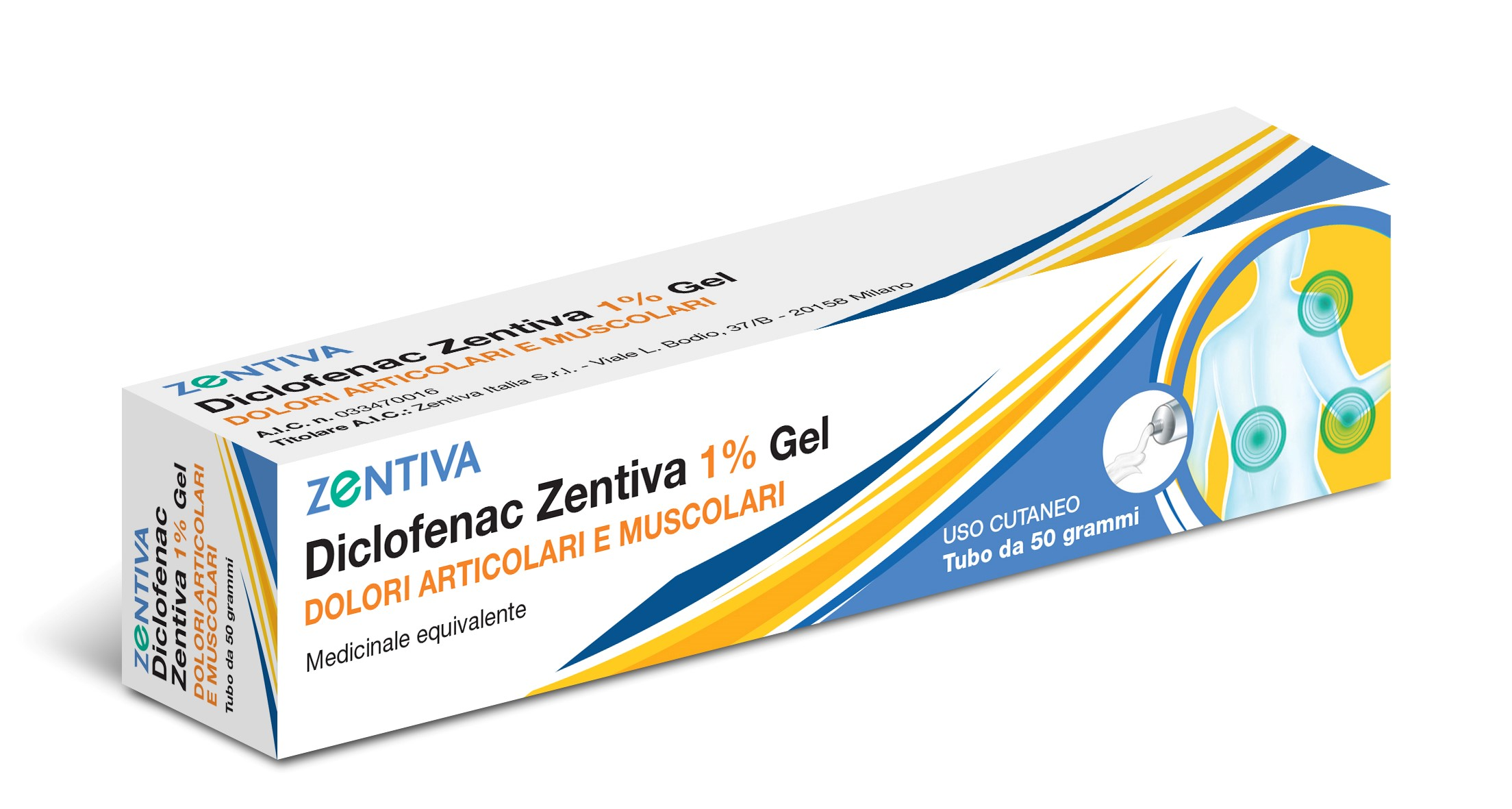 DICLOFENAC ZENTIVA*GEL 50G 1% - Farmacia Dott. Pasquale Russo