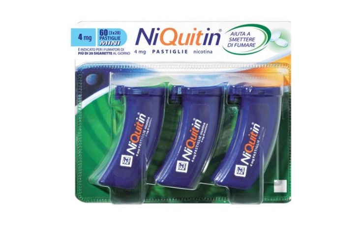 NIQUITIN*60PASTL 4MG MENTA FL - Farmacia Dott. Pasquale Russo