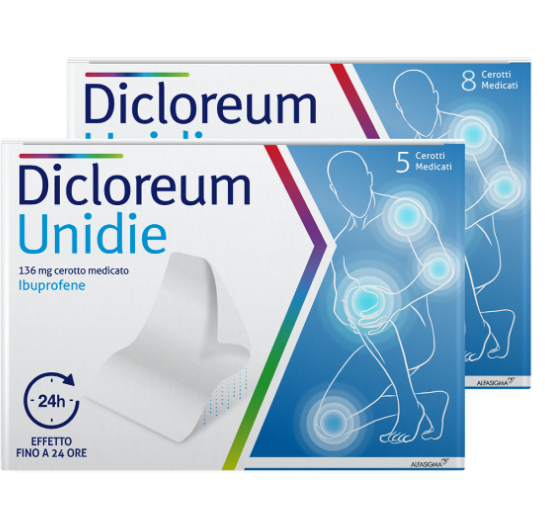 DICLOREUM UNIDIE*8CER 136MG24H - Farmacia Dott. Pasquale Russo