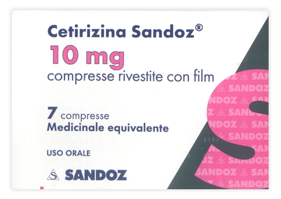 CETIRIZINA SAND*7CPR RIV 10MG - Farmacia Dott. Pasquale Russo