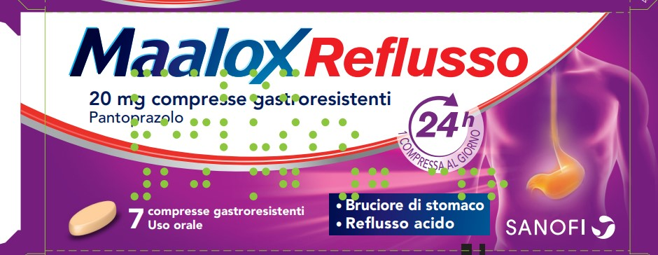 MAALOX REFLUSSO*7CPR 20MG - Farmacia Dott. Pasquale Russo