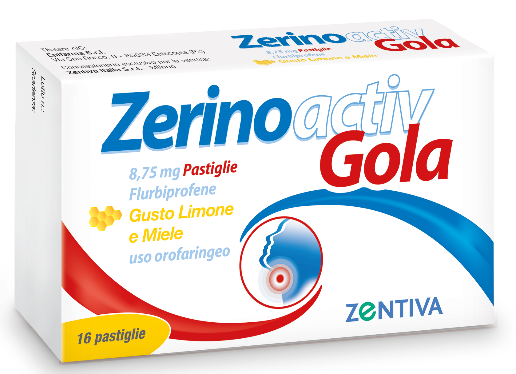 ZERINOACTIV GOLA*16PASTL LIM M - Farmacia Dott. Pasquale Russo