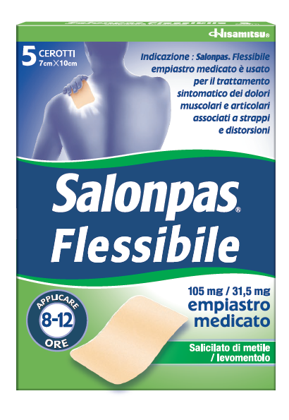 SALONPAS FLESSIBILE*5CER7x10CM - Farmacia Dott. Pasquale Russo