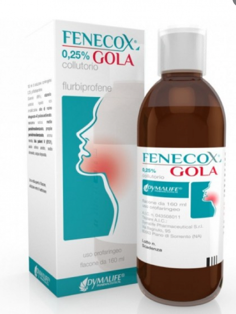 FENECOX GOLA*COLLUT 160ML0,25% - Farmacia Dott. Pasquale Russo