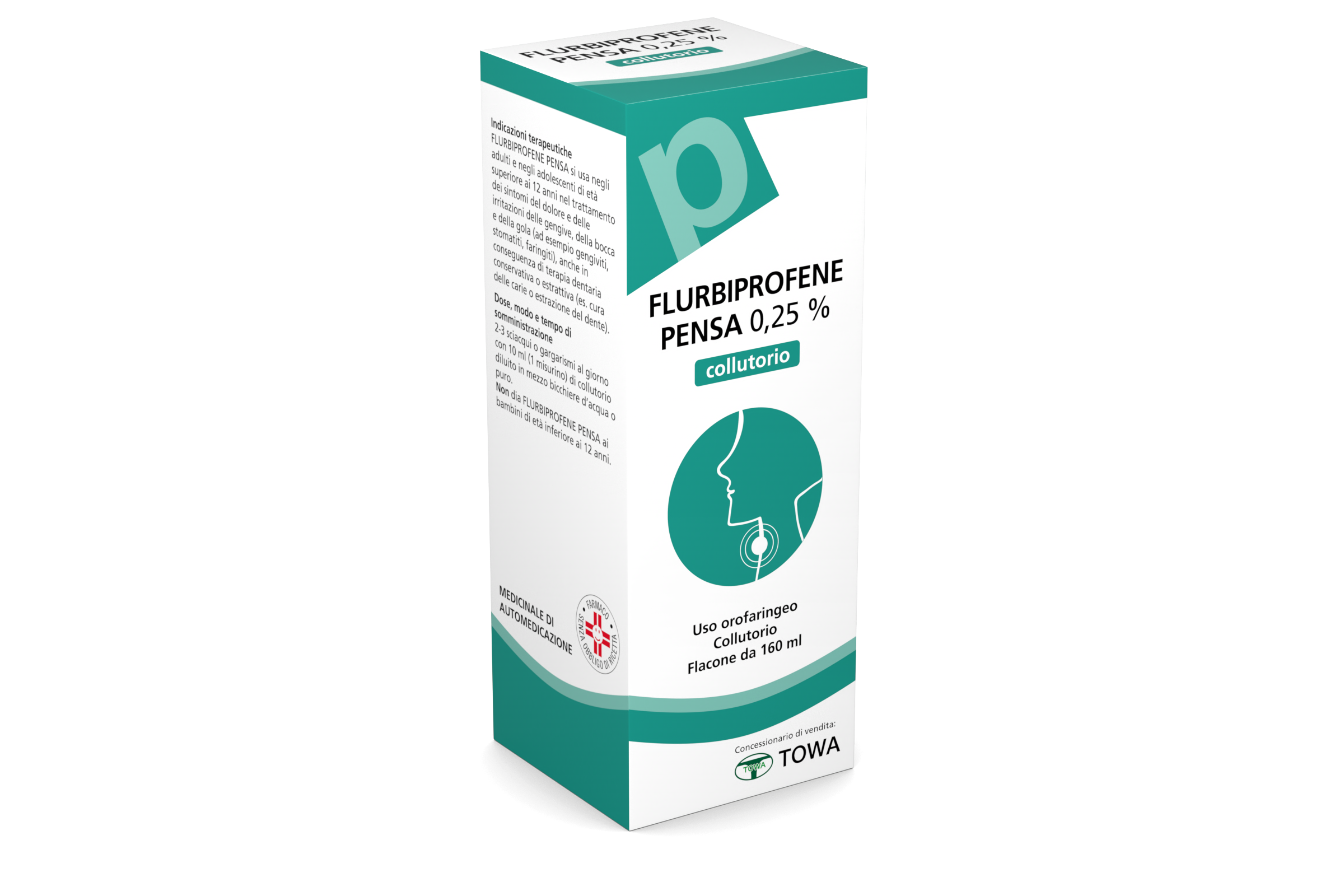 FLURBIPROFENE PE*COLLUT 160ML - Farmacia Dott. Pasquale Russo