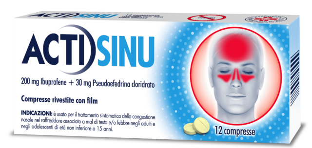 ACTISINU*12CPR 200MG+30MG - Farmacia Dott. Pasquale Russo