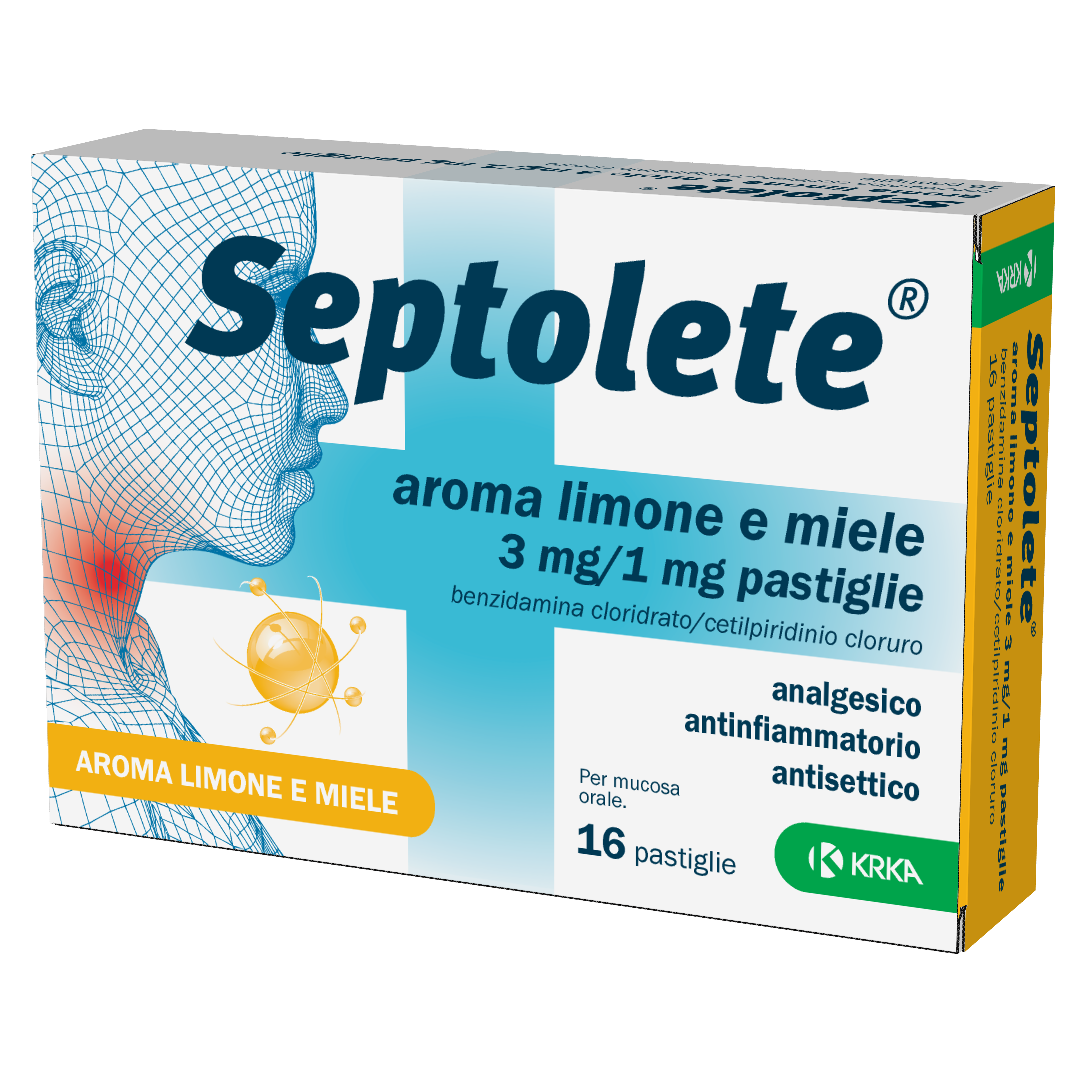 SEPTOLETE*16PAST 3+1MG LIM MIE - Farmacia Dott. Pasquale Russo