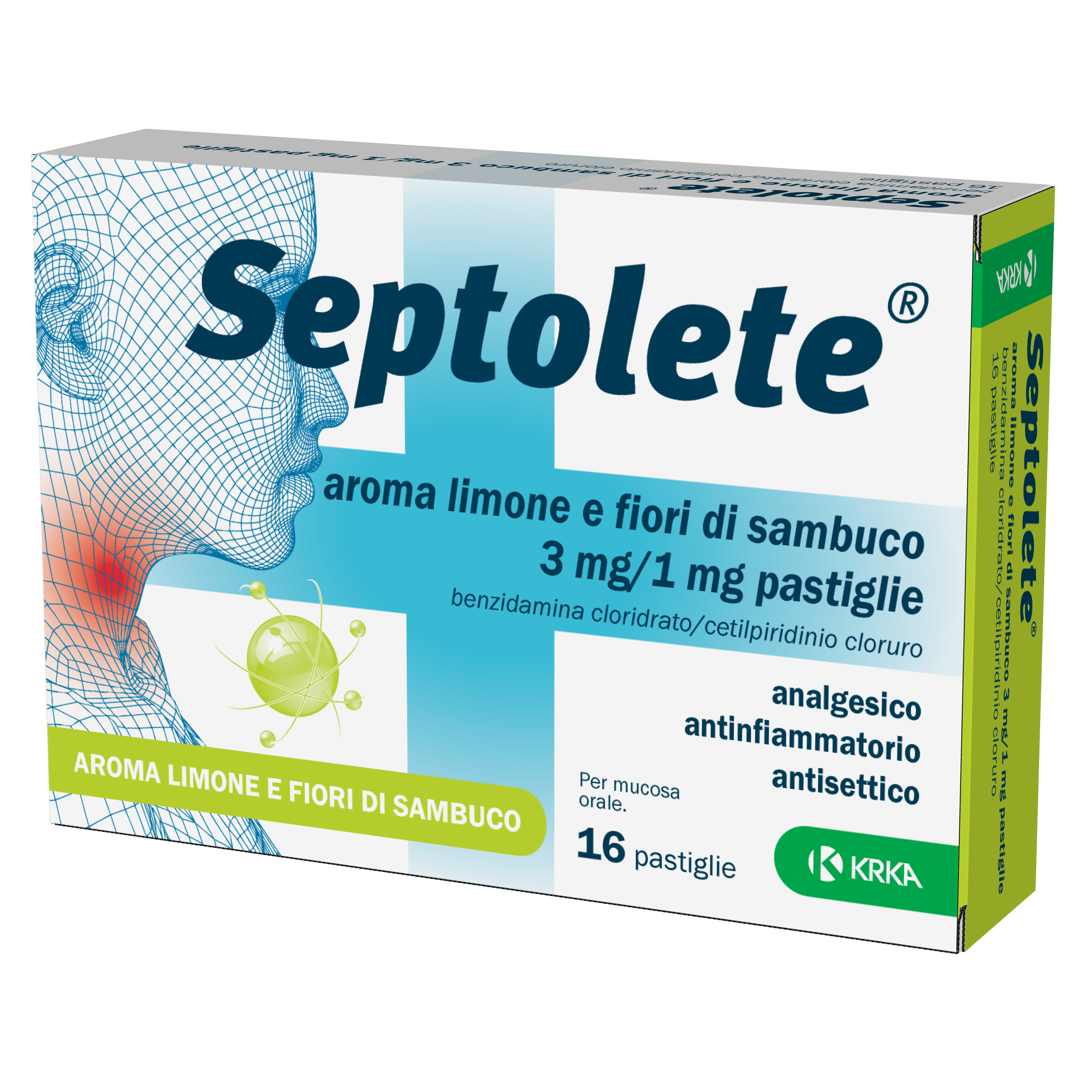 SEPTOLETE*16PAST3+1MG LIM FIOR - Farmacia Dott. Pasquale Russo