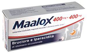 MAALOX*40CPR MAST 400MG+400MG - Farmacia Dott. Pasquale Russo