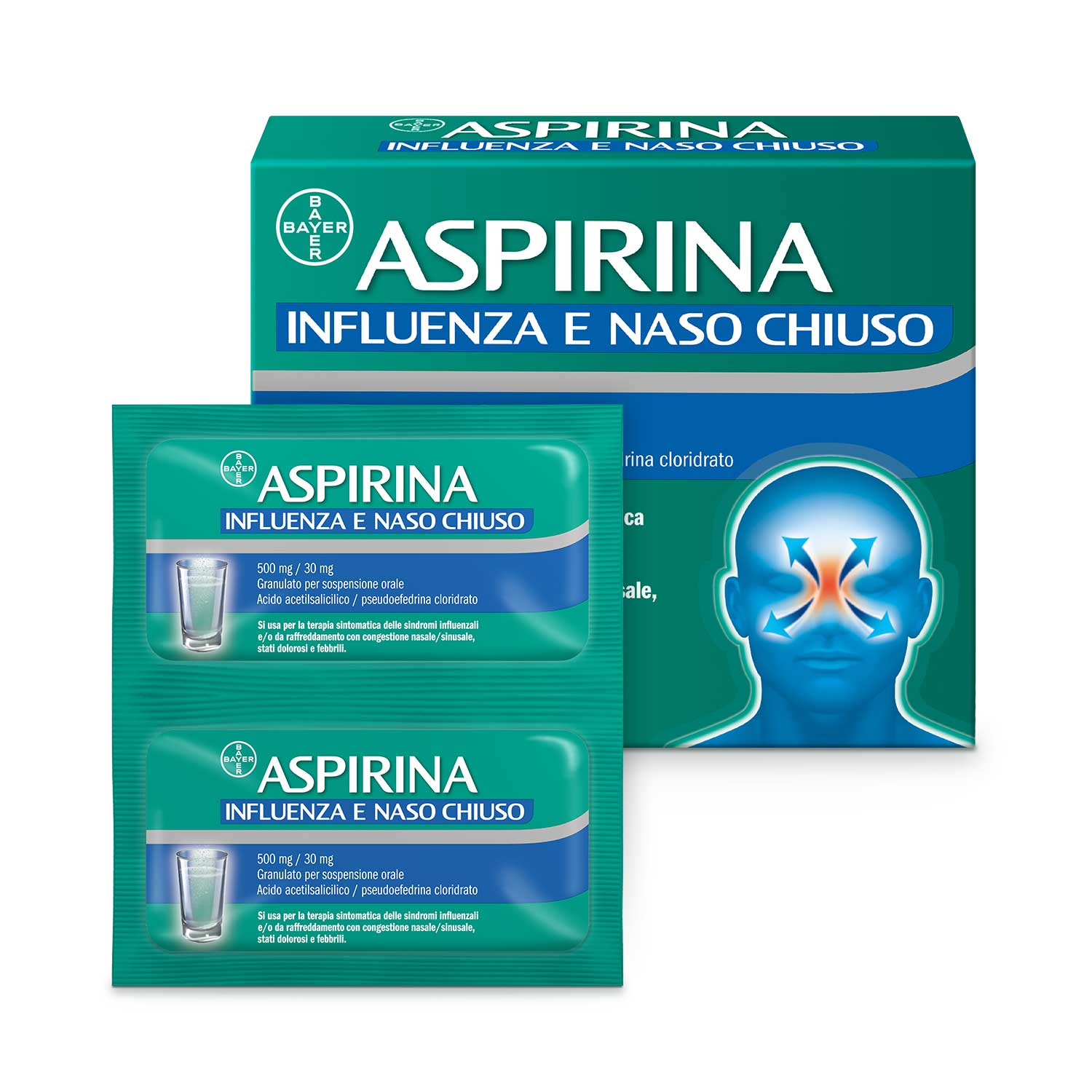 ASPIRINA INFLUENZA E NASO C*10 - Farmacia Dott. Pasquale Russo