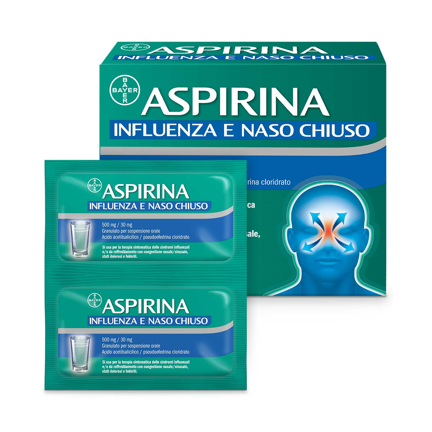 ASPIRINA INFLUENZA E NASO C*20 - Farmacia Dott. Pasquale Russo