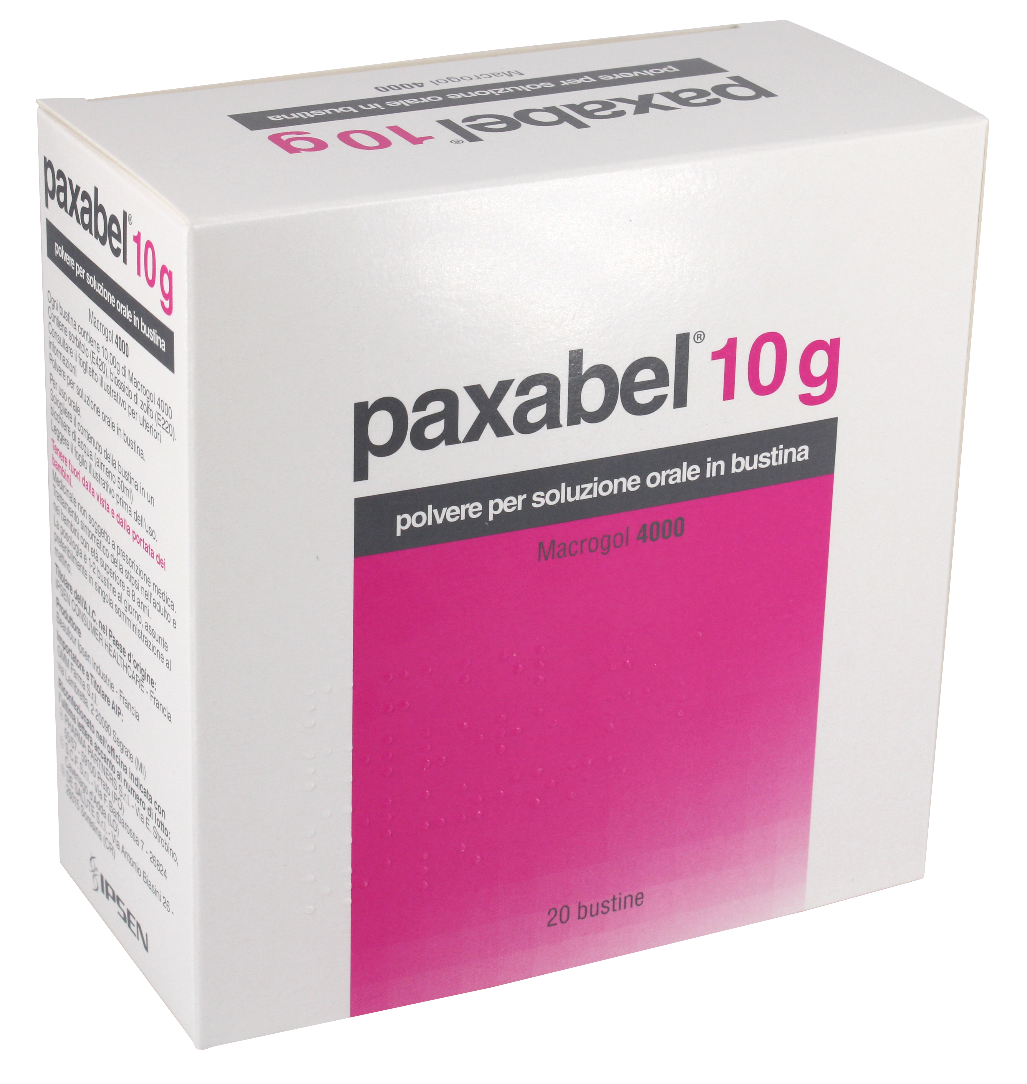 PAXABEL*OS POLV 20BUST 10G - Farmacia Dott. Pasquale Russo