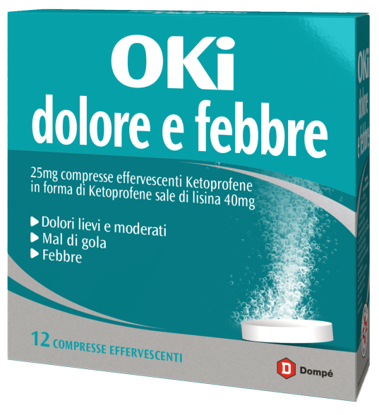 OKI DOLORE E FEBBRE*12CPR EFF - Farmacia Dott. Pasquale Russo
