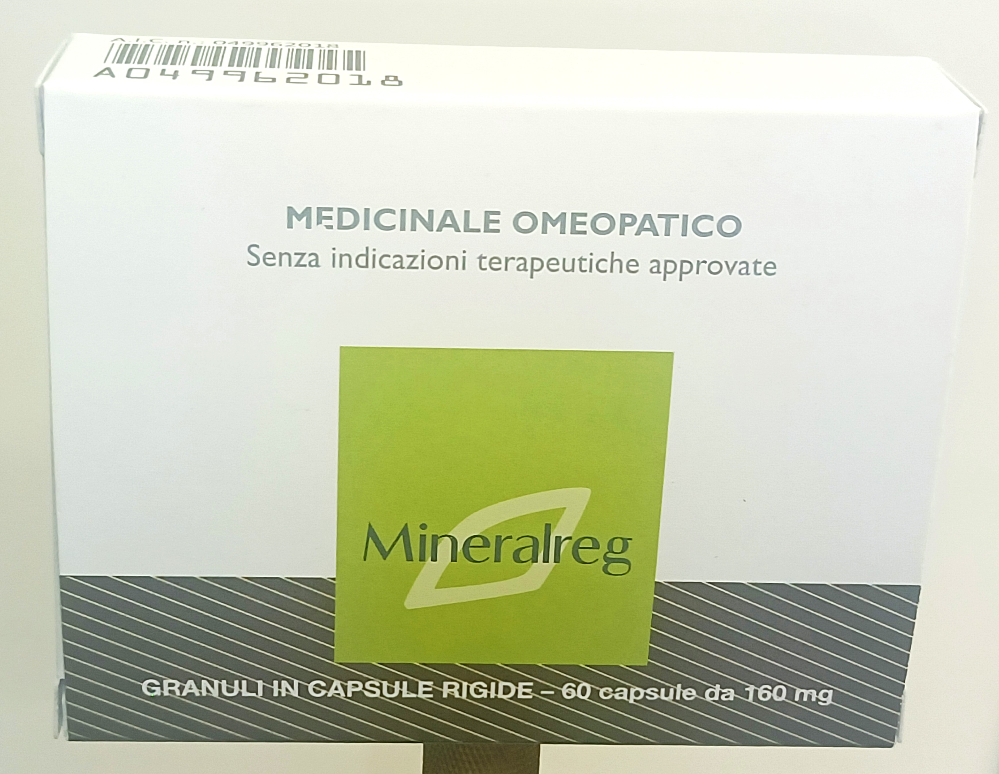 MINERALREG*60CPS 160MG - Farmacia Dott. Pasquale Russo