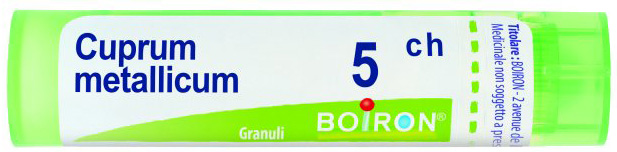 CUPRUM METALLICUM 5 CH GRANULI - Farmacia Dott. Pasquale Russo