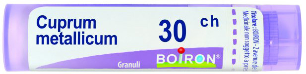 CUPRUM METALLICUM 30 CH GRANULI - Farmacia Dott. Pasquale Russo