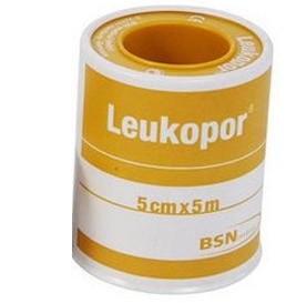 CEROTTO IN ROCCHETTO LEUKOPOR IPOALLERGENICO TESSUTO NON TESSUTO BIANCO 5X500 CM - Farmacia Dott. Pasquale Russo