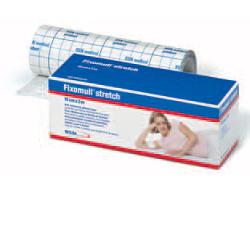 FASCIA AUTOADESIVA IPOALLERGENICA FISSAGGIO CATETERI FIXOMULL STRETCH. SUPPORTO IN POLIESTERE NON TESSUTO BIANCO, MASSA IN POLICARBONATO SENZA RESINE E GOMME NATURALI. 10X200CM - Farmacia Dott. Pasquale Russo