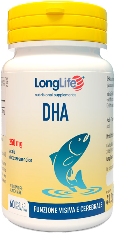 LONGLIFE DHA 250 MG 60 PERLE - Farmacia Dott. Pasquale Russo