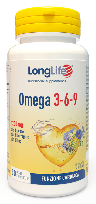 LONGLIFE OMEGA 3-6-9 50 PERLE FOTOPROTETTE - Farmacia Dott. Pasquale Russo